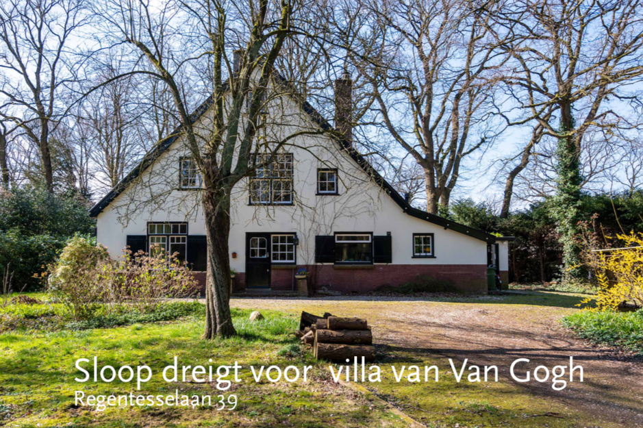 Sloop dreigt voor villa van Van Gogh